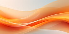 Abstract Colorful Orange Curve Background