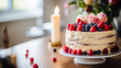 © ANNELEVEN - Homemade birthday cake in the English countryside house, cottage kitchen food and holiday baking recipe