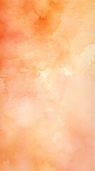 Canvas Print - Watercolor art background. Old paper. Peach Fuzz  texture for cards, flyers, poster, banner.