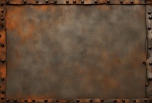 Rusty Metal Frame Background