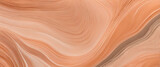 Fototapeta  - Abstract wallpaper capturing freeform shapes and textures in earth tones, dominantly featuring Pantone 13-1023 Peach Fuzz