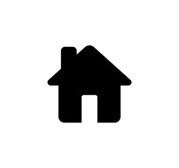 Leinwandbilder - House icon. Vector home page button icon.