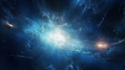 Wall Mural - beautiful view of planet earth from the space at night. astrology and science concept. generative ai
