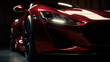 © adel - Red sport car wallpaper poster