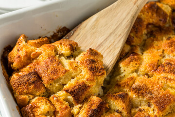 Canvas Print - Homemade Sweet Bread Pudding