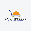home kitchen restaurant catering logo design vector