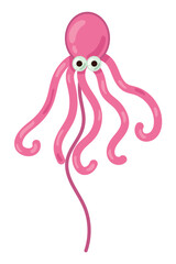 Poster - balloon in octopus shape