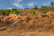 Road through village in central Madagascar