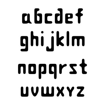 English Lowercase Alphabet Set