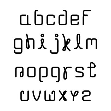 English Lowercase Alphabet Set