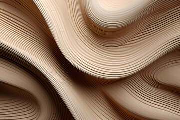 Abstract geometric background wallpaper, panels. Waves from wood