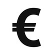 Euro currency icon in vector. Europe currency Euro symbol in vector. European currency sign SVG