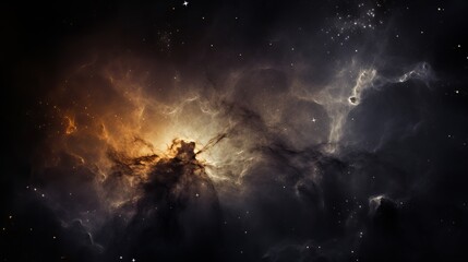 there is a large nebula that has thousands of stars visible in the background.