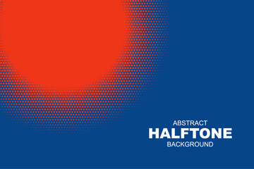 Colourful Halftone Banner Background