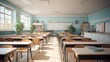 © visoot - An classroom at a high school. Generative AI.