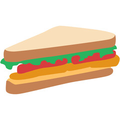 Poster - Sandwich Illustration