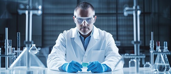 Poster - Lab researcher isolated