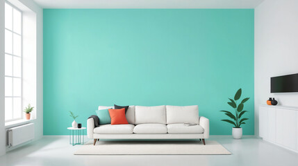 Canvas Print - Creative Space Design with High Saturation Contrast Colors