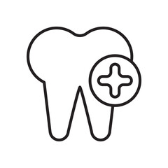 Canvas Print - Dentist Icon