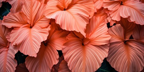 beautiful view of big leaves