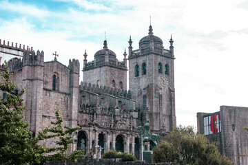 Sticker - cathedral church of  Santa Maria do Porto  (Sé Cathedral of Porto)