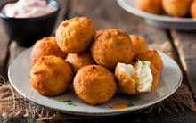 Capture The Essence Of Hush Puppies In A Mouthwatering Food Photography Shot Generative AI