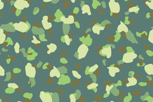 Khaki Camo Paint. Army Green Canvas. Hunter Seamless Camoflage. Seamless Print. Military Camo Brush. Fabric Beige Pattern. Dirty Modern Pattern. Abstract Vector Camouflage. Digital Urban Camouflage.