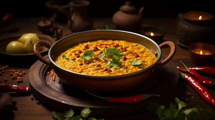 Wall Mural - food photography, yummy dal, high quality, 16:9