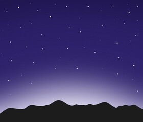 starry night sky