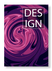 Wall Mural - poster with violet circles. abstract creativity and art. cover or banner for website. gradient dark 