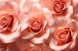 Peach Fuzz color of the year 2024 floral background. New 2024 trending Peach Fuzz color. Colour trend palette. .