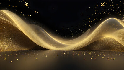 Wall Mural - abstract background with stars