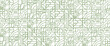 © Roisa - Green and white outline geometric mosaic seamless pattern illustration with creative nature shapes banner. Fresh organic background. Minimalist environment shape texture, geometry collage.