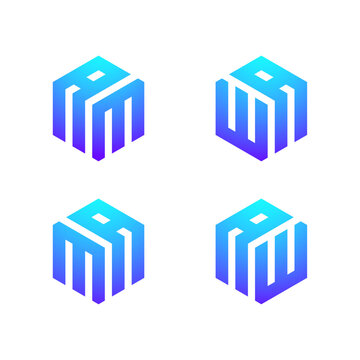 MA, AM monogram logo. Uppercase letter a, letter m. Geometric minimal bold font icon. 
