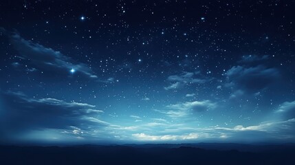 Aufkleber - Night sky with starry sky background