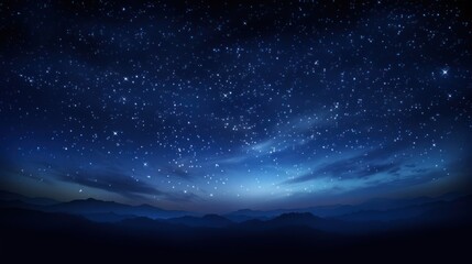 Aufkleber - Night sky with starry sky background