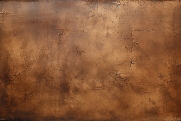 Wall Mural - Ancient Brown Worn Leather Texture Background with Scratches and Damage in Macro View