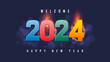 2024 typhography design with fire