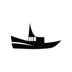 Sticker - boat logo icon