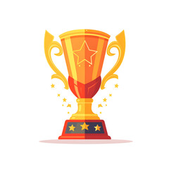 champion golden trophy for winner background.