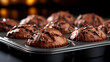 chocolate muffin HD 8K wallpaper Stock Photographic Image 