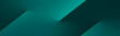 Black dark blue green teal cyan petrol jade abstract background. Geometric shape. 3d effect. Line triangle angle polygon wave. Color gradient. Light glow neon flash metal metallic. Design. Futuristic