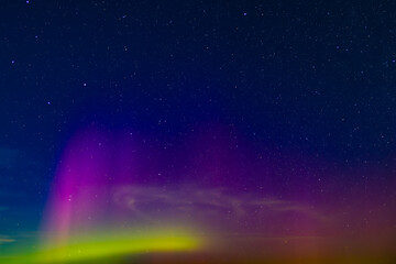 aurora borealis, northern lights from iowa