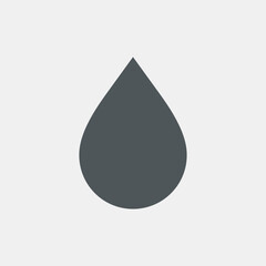 Wall Mural - Water drop droplet raindrop icon illustration cut