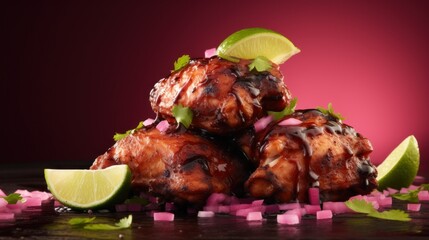 Wall Mural - Large chicken with soy sauce UHD wallpaper