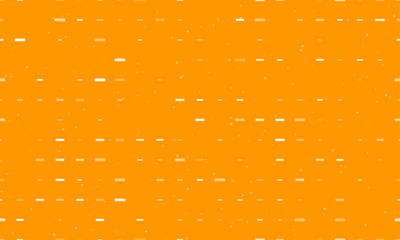 Poster - seamless background pattern of evenly spaced white minus symbols of different sizes and opacity. vec