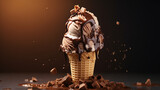 Fototapeta  - ice cream cone