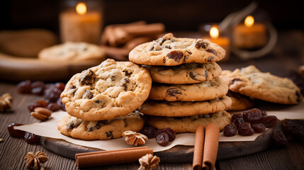 Canvas Print - chocolate chip cookies