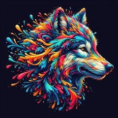  Ethereal Wolf Portraits Ballet, GENERATIVE AI