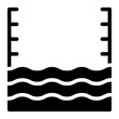water level glyph icon